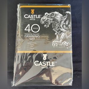 Castle Arts 40 Piece Premium Quality Drawing Set